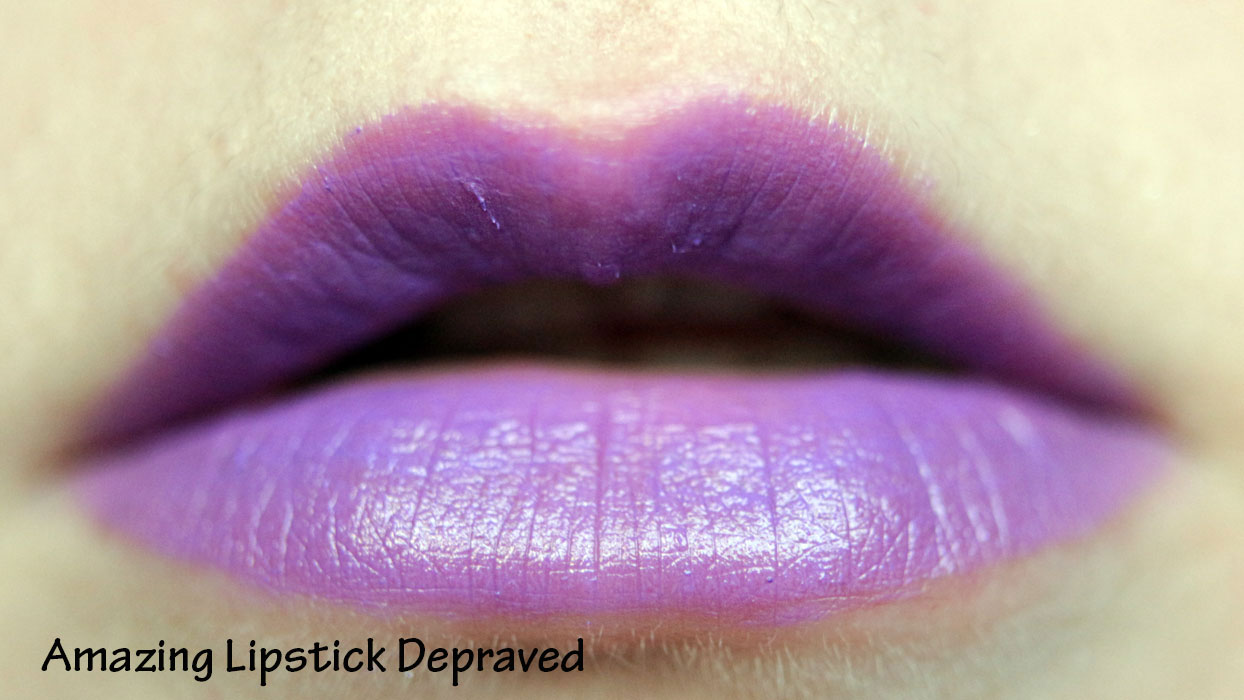 Amazing Lipstick Depraved свотч 